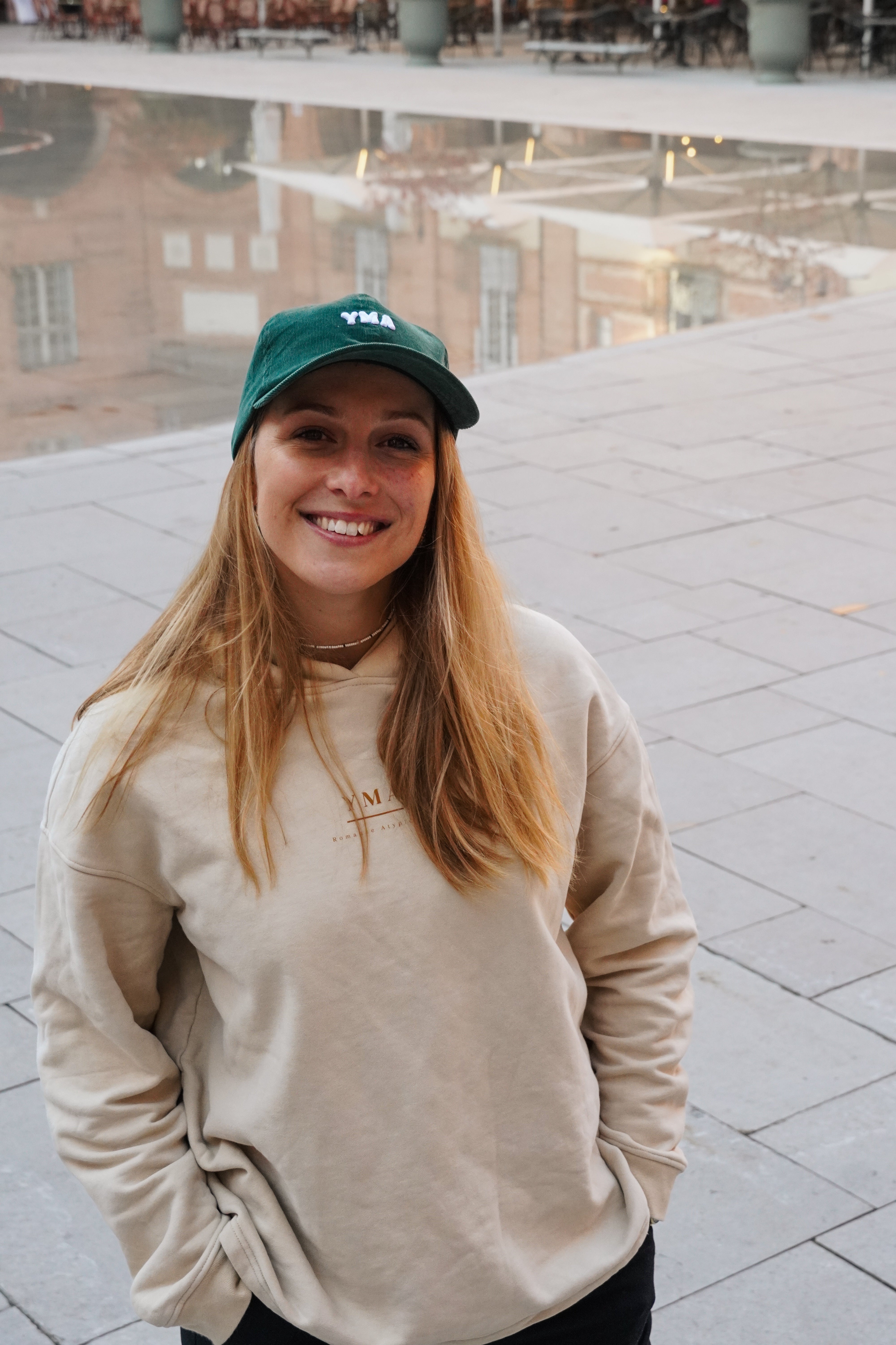 Casquette Velours Vert