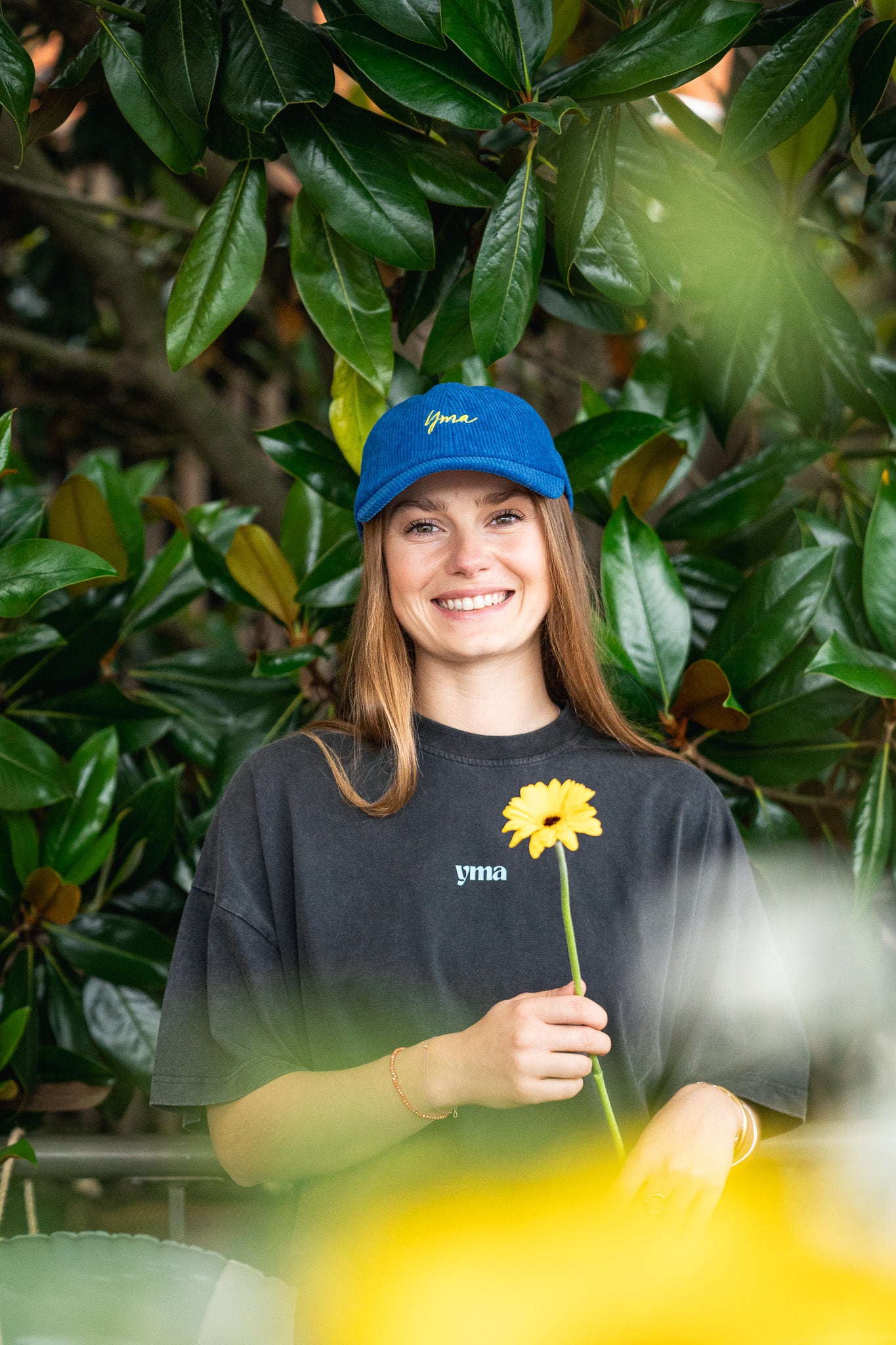 Casquette Velours Bleu