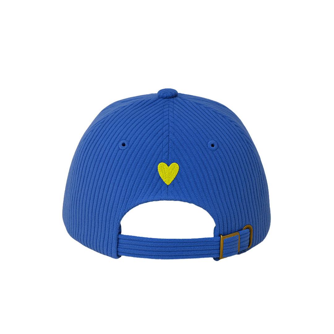 Casquette Velours Bleu
